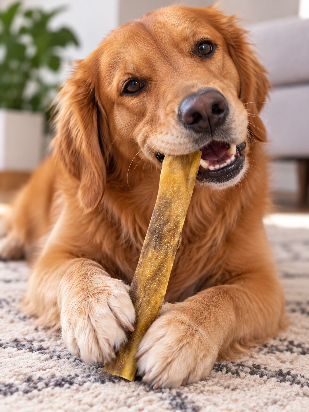 Getrocknete Rehhaut für Hunde | 100% Reh | Kausnack